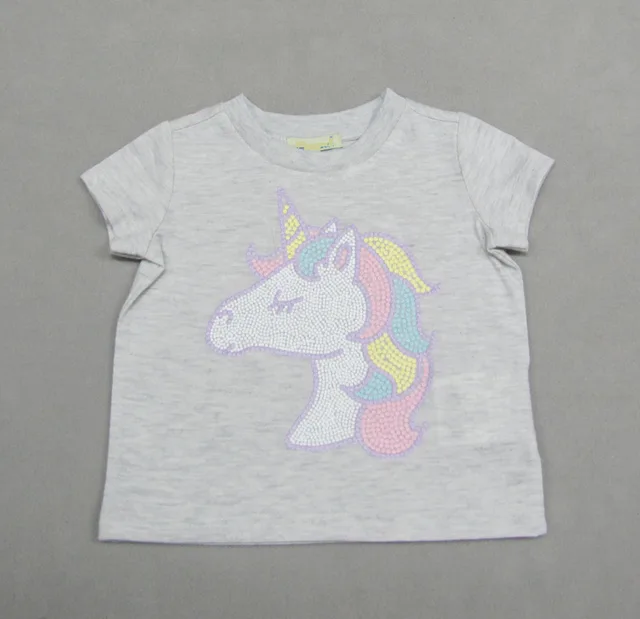 Girl's Tee with Glitter Sequins