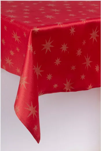 Metallic tablecloth