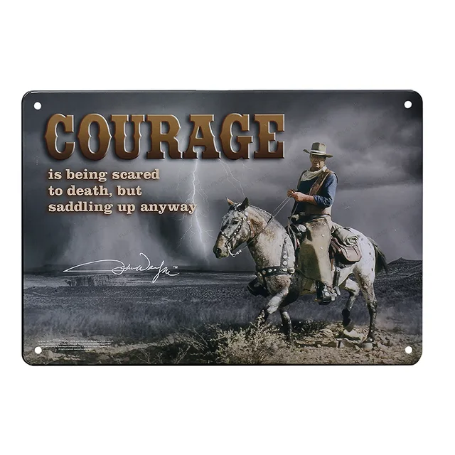 Dactory custom Advertising folded retro edge embossed custom vintage parking metal tin sign
