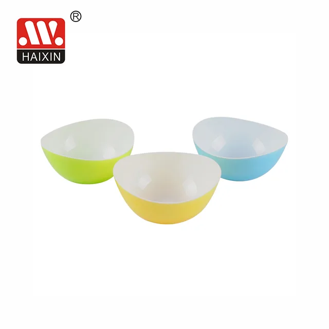 Double Color Salad Bowl Kitchen PP Bowl 3L Mixing and Serving Bowl BPA Free 13124
