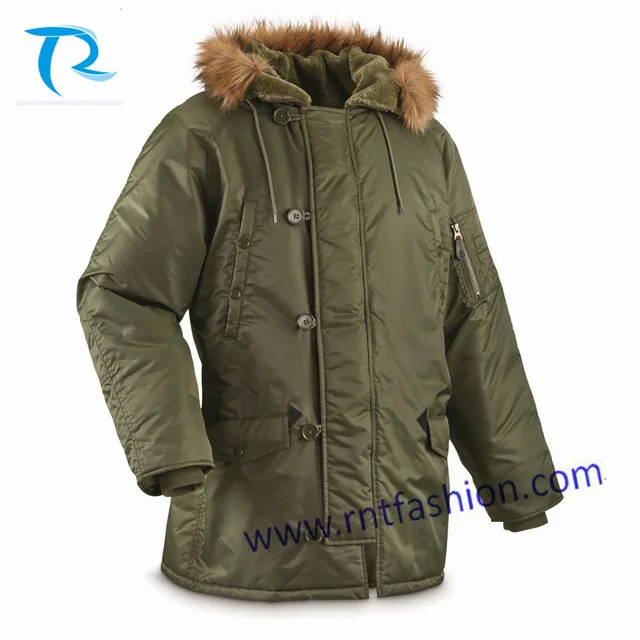 Men's Military Style N-3B Parka Outwear Hunting