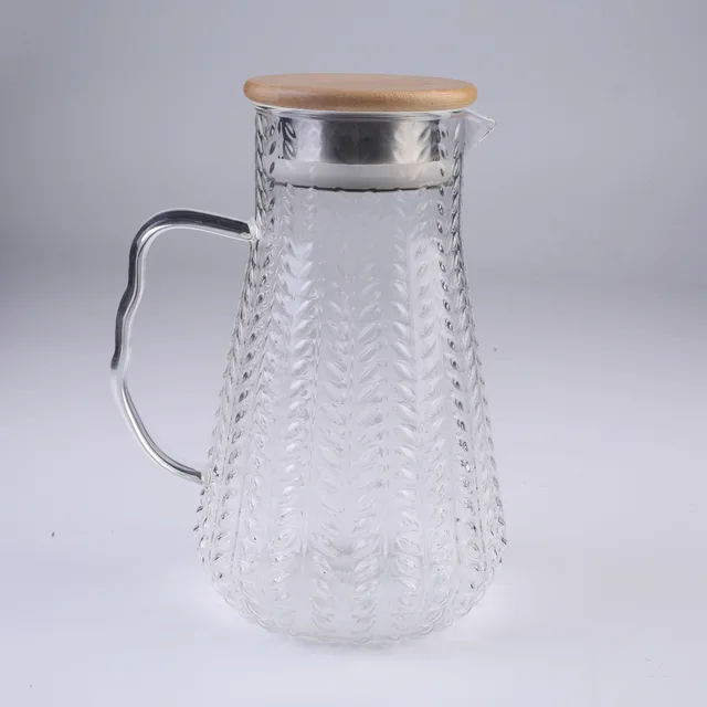 Borosilicate glass pitcher