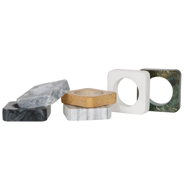 Marble napkin ring