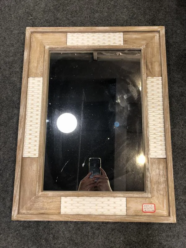 Wooden mirror frame