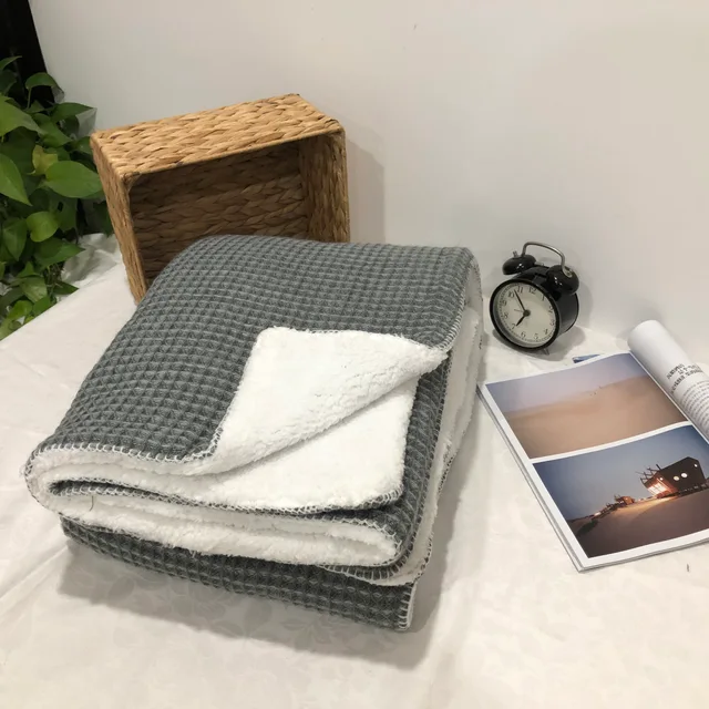 Waffle Knit throw