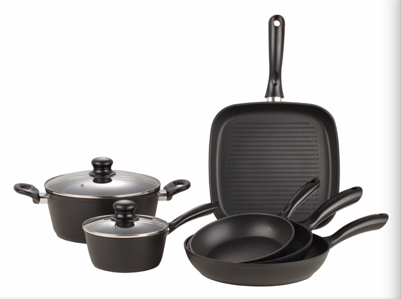 Forged alumium cookware 8pcs