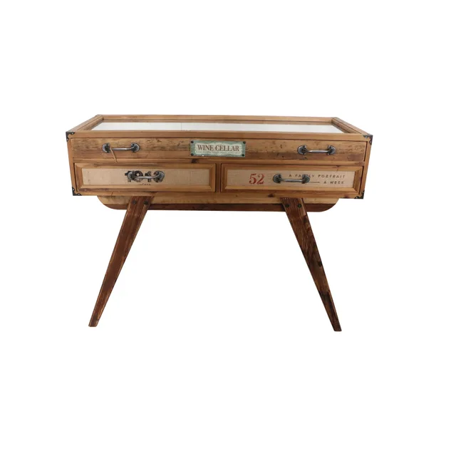 Wooden console table