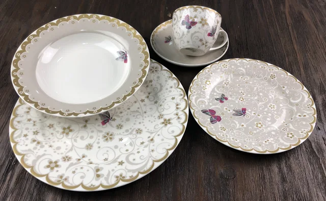 New Bone China Dinner Set