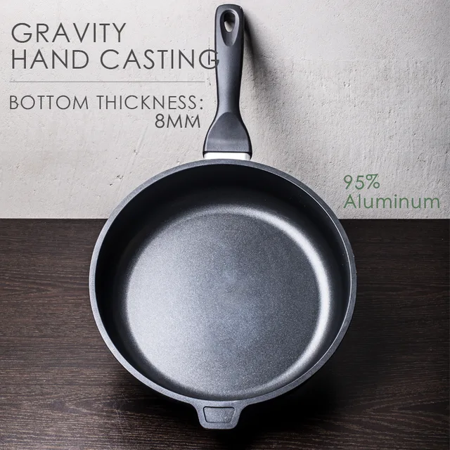 Hand Casting Deep Frypan Nonstick 24cm 28cm