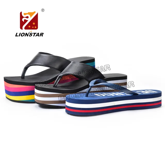 High heel lady flip flop