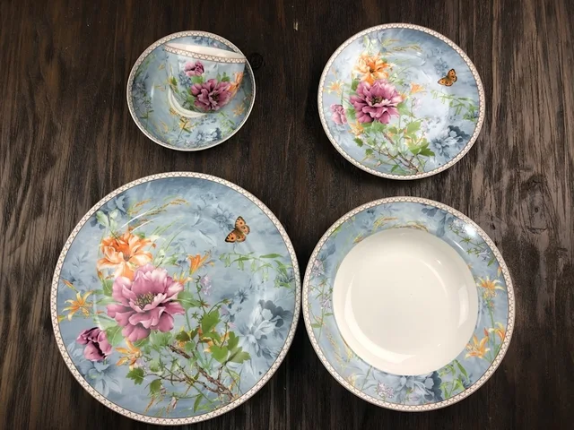 New Bone China Dinner Set