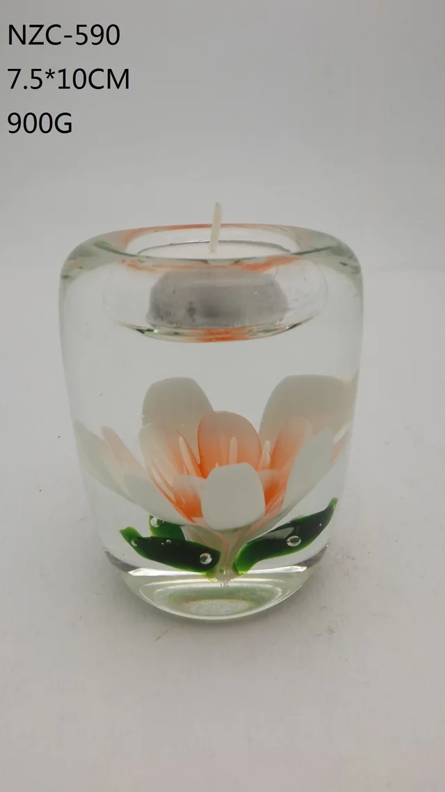 Glass Candleholder