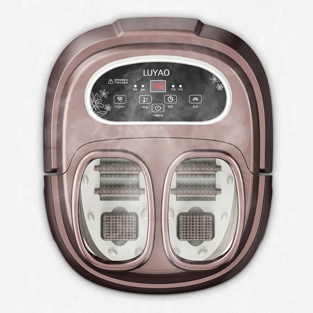 Non-auto roller foot spa massager with auto optional