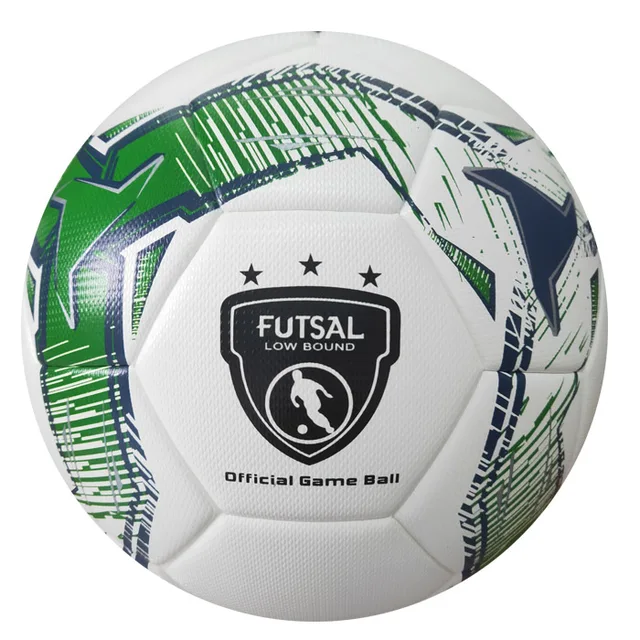 Factory sale new design customized 4mm PU leather indoor 5 people football