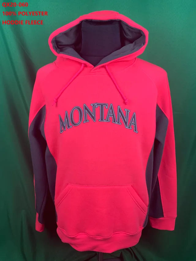 Qx20-060 100% Polyester Hoddie Fleece