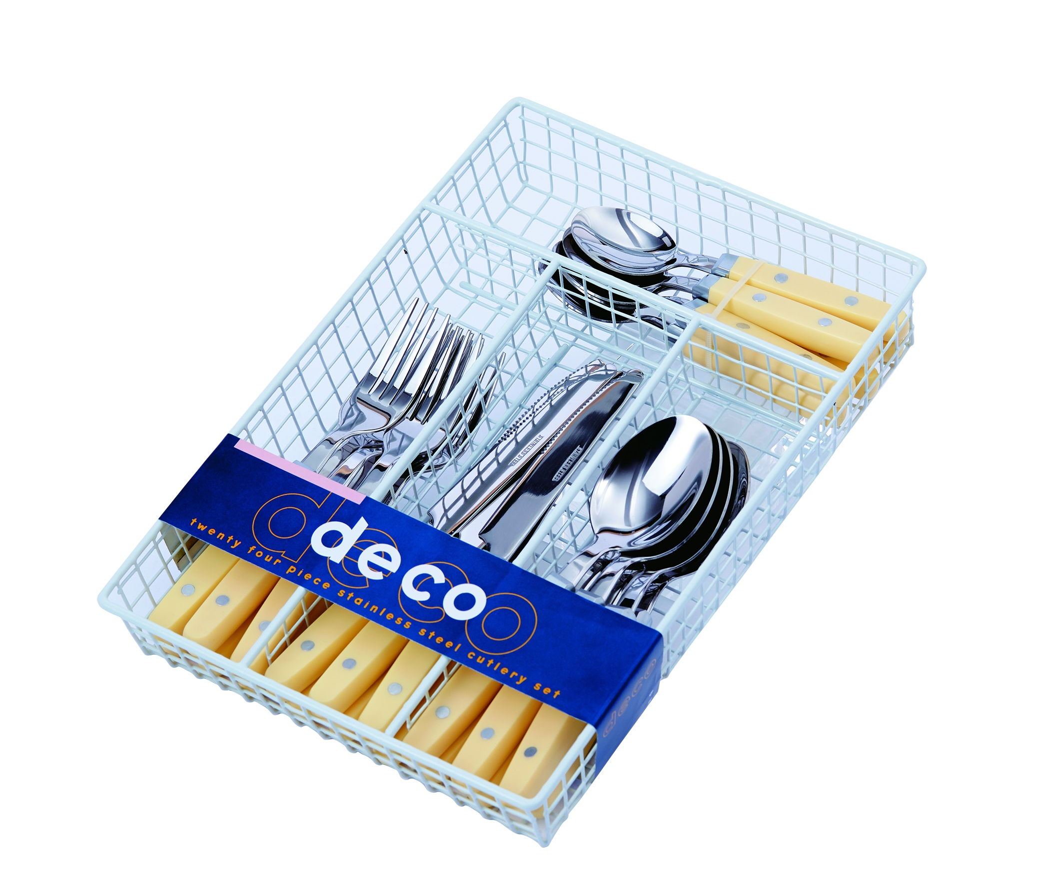 Stainless Steel Cutlery Set metal tray