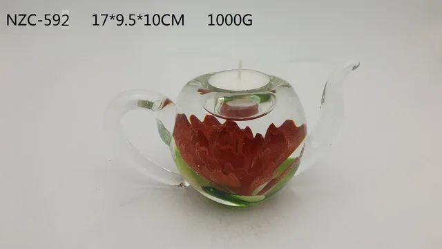 Glass Candleholder