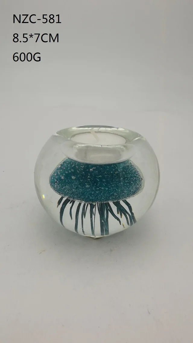 Glass Candleholder
