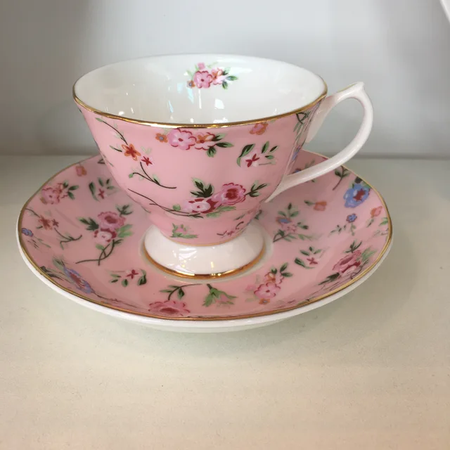 Fine Bone China Cup And Saucer
