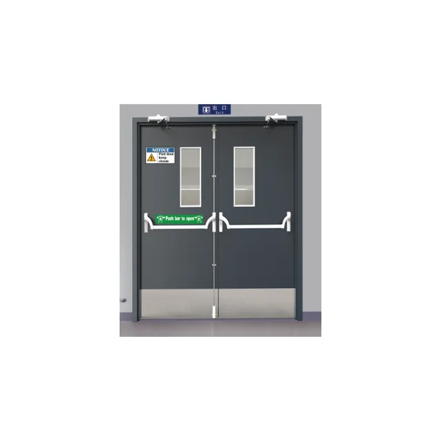 Steel Fire Door With Glass