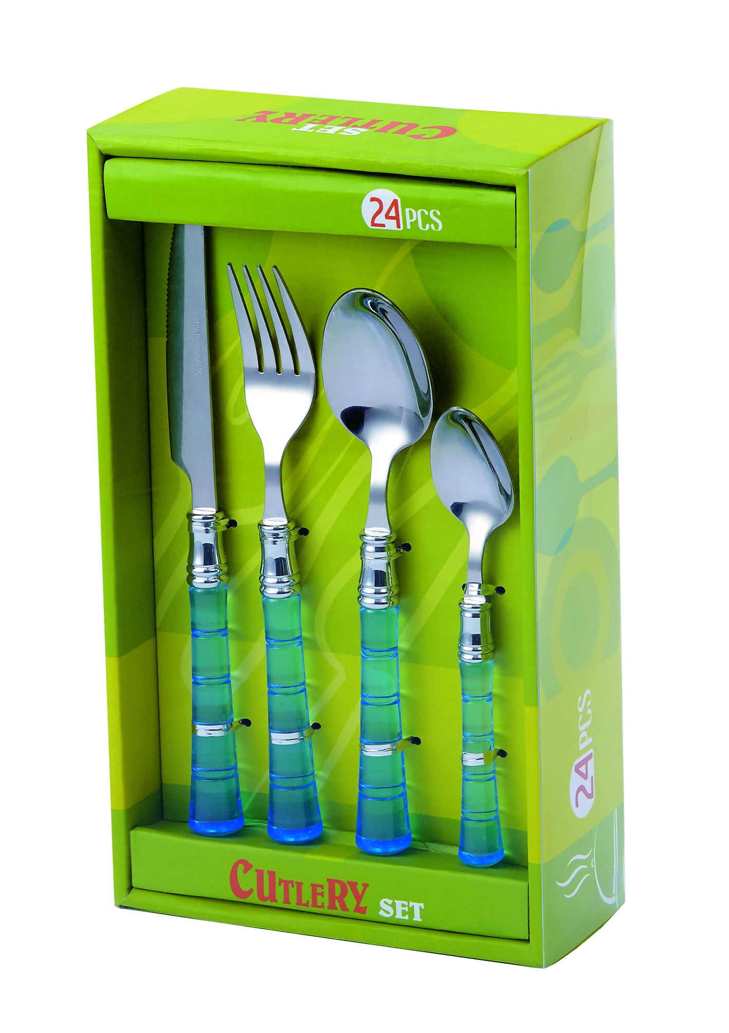 Stainless Steel Cutlery Set paper box