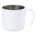 10 oz. Stainless Steel Coffee Mug w/ Wire Handle