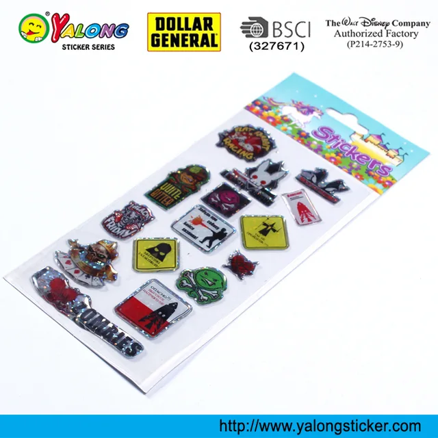 Epoxy sticker