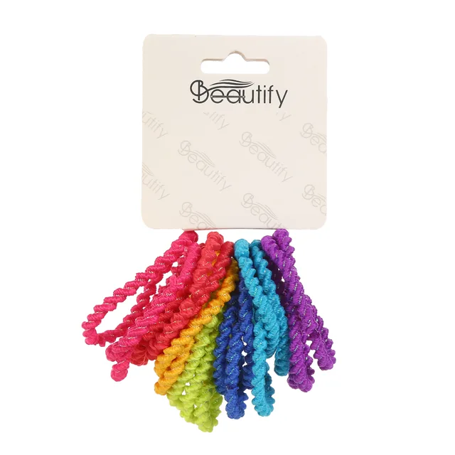 Hair elastics set with colis clip