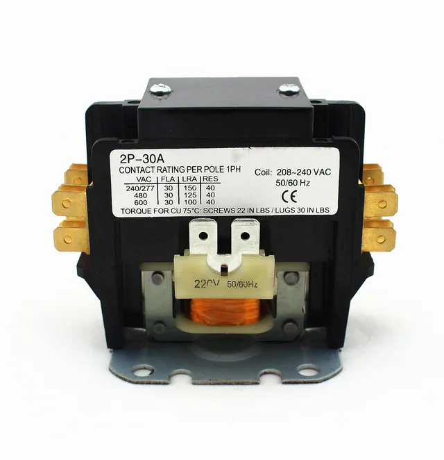 CJX9-4P 30A 24/120/208/240/277V air conditioning magnetic contactor