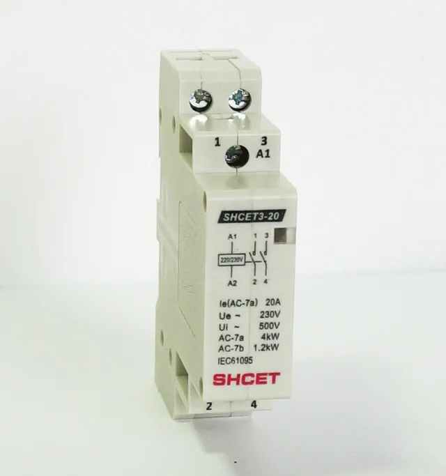 SHCET3-25 1P 20A 25A contactor modular