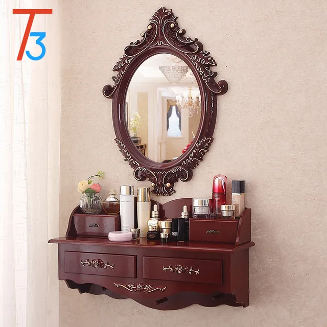 Wall mounted dressing table