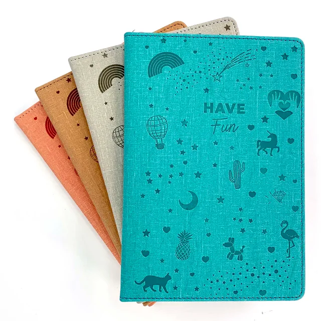 Office stationery classic multifunctional A5 PU hardcover notebook