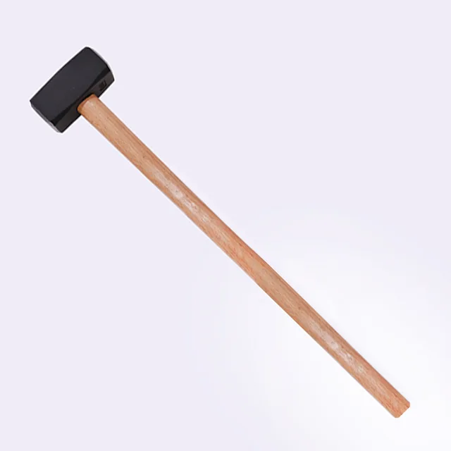 Stone Hammer With Wood Handle