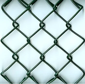 Galvanized/PVC coated home garden chain link wire mesh fence