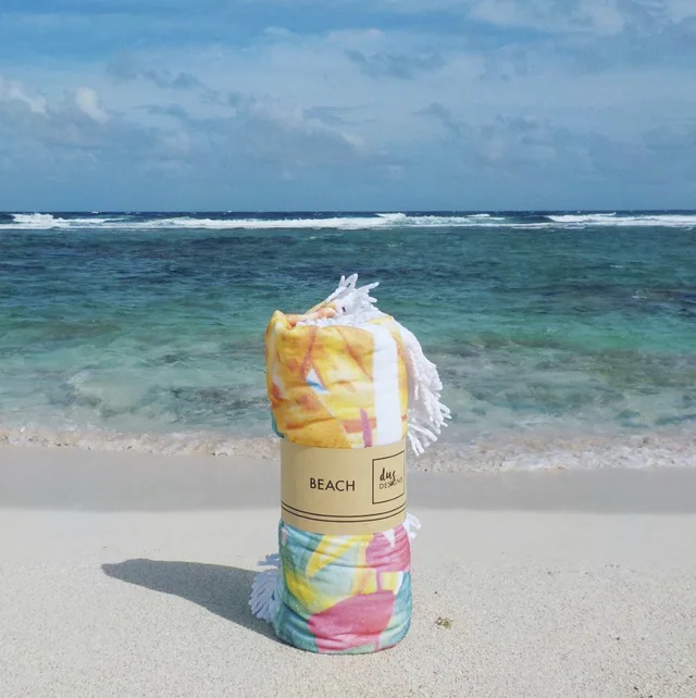 Customized printing microfiber round beach towel sand free