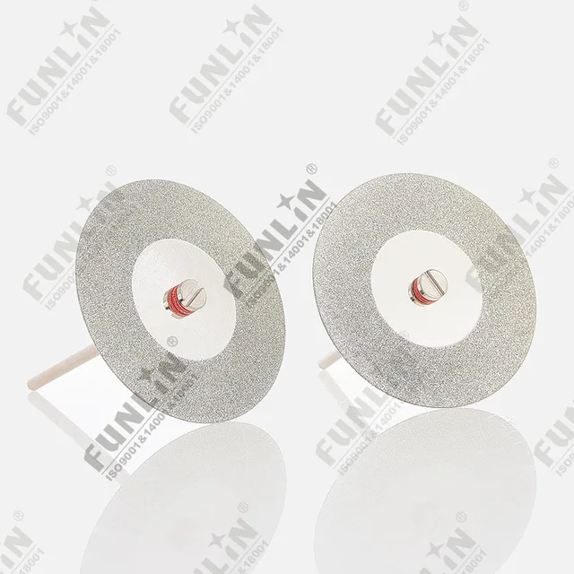 Electroplated diamond blade with shaft