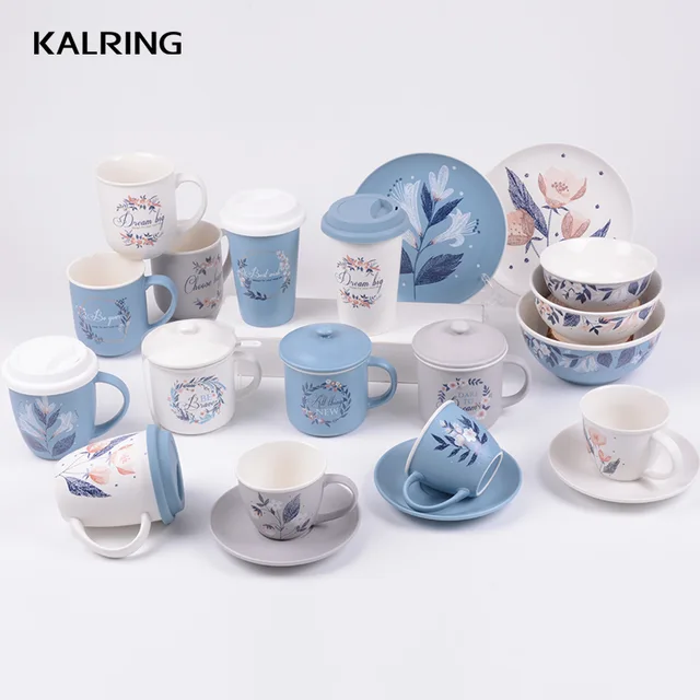 Ceramic tableware porcelain dinner set homeware ceramics new bone china mug