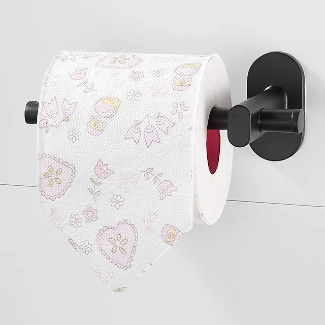 FBA-Z856B zinc alloy black bathroom toilet paper roll holder