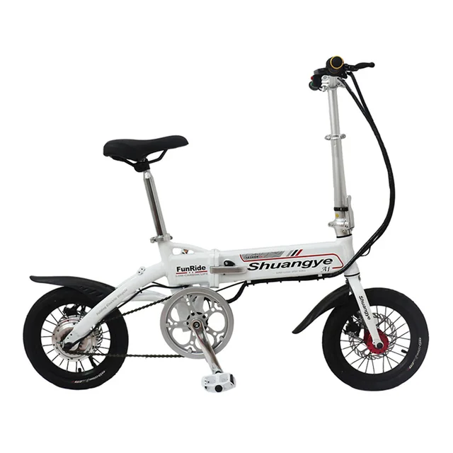 Shuangye mini 14 inch folding electric bicycle