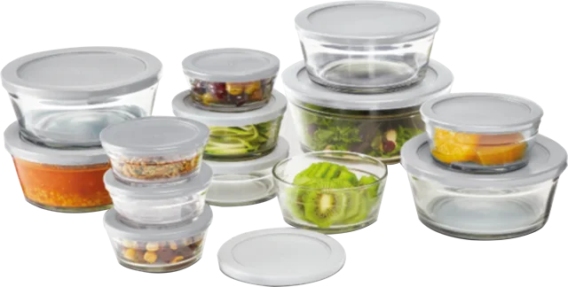 Soda-lime glass food container-13PK