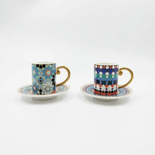 Coffee cup and saucer sets