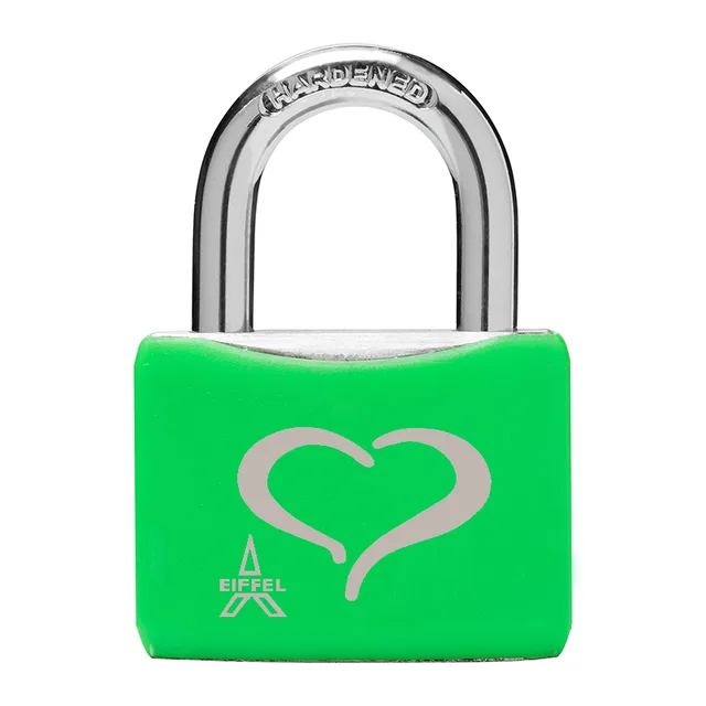 Medium-size Aluminum Padlock with Plastic Jacket