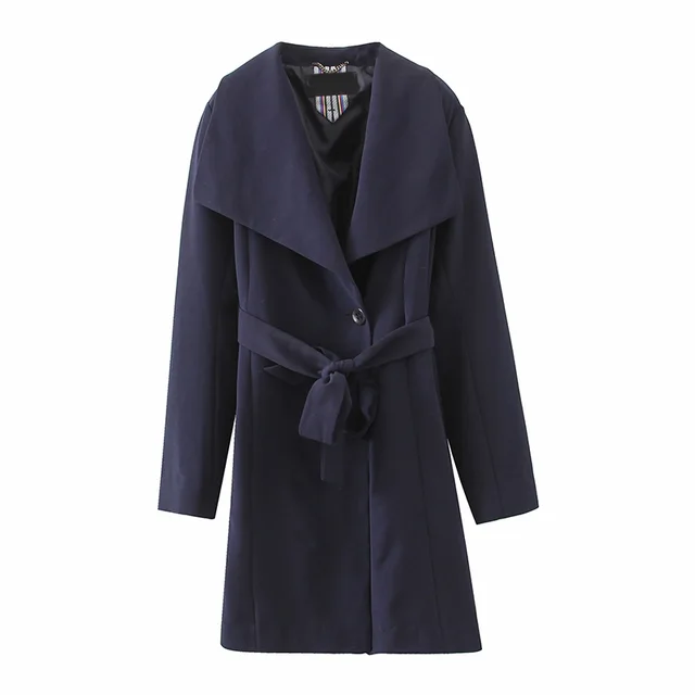 96%Polyester 4%Spandex Women's Two-way Stretch Polyester/Spandex Coat