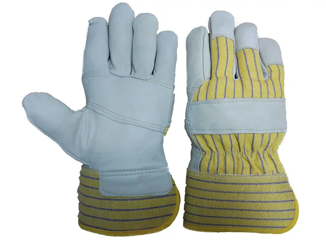 Cowhide leather working gloves