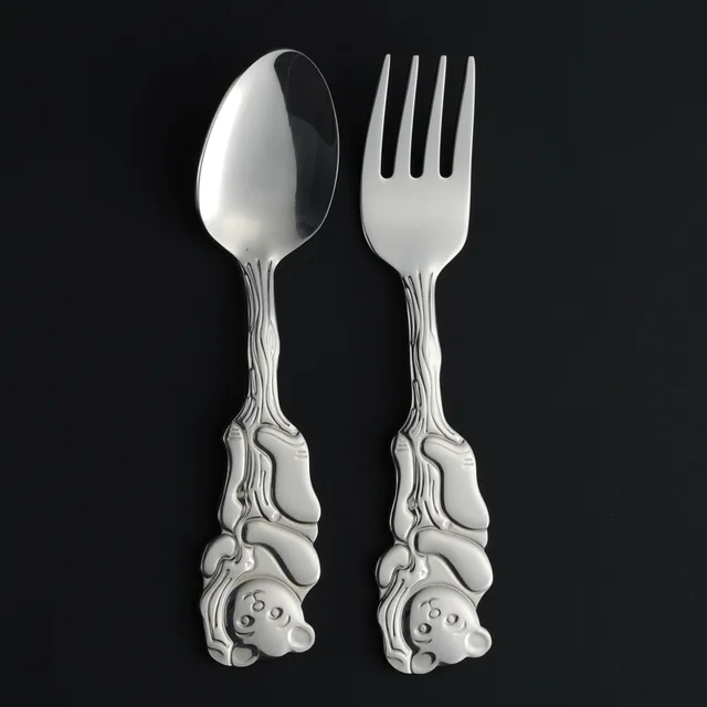 Silverware Set Limited Edition – 24 Piece Family Dinnerware Set – Flatware Set for 6 – Silver Tableware Set w/Gold Accents – Great for Family Gatherings & Daily Use – Spoons, Knives, Teaspoons, Forks