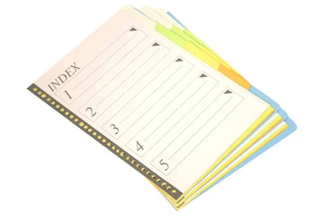Subject Divider Paper