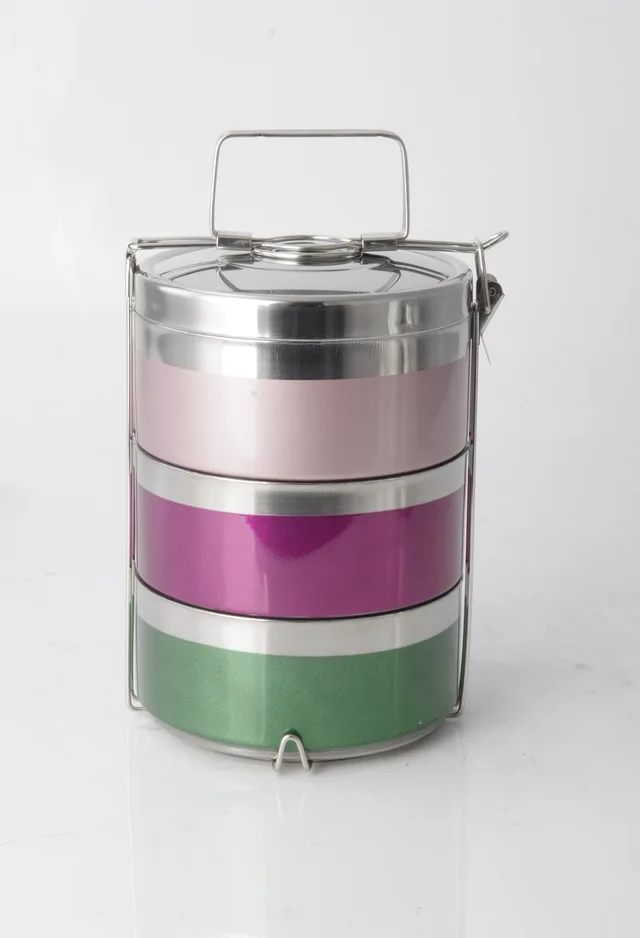 RGS-GC2392-C Stainless steel 16cm colorful heat preservation food grid SS410