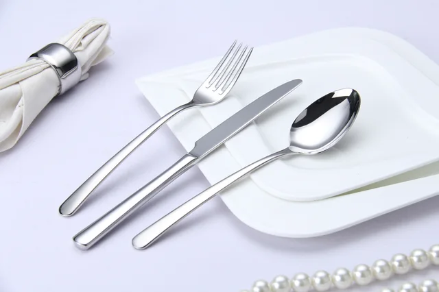 High quality 18/10 stainless steel cutlery flatware for hotel