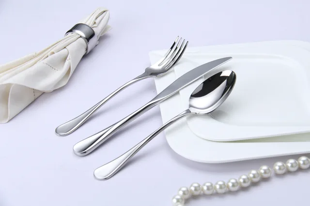 High quality stainless steel cutlery /flatware set knife fork spoon