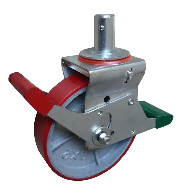 Industrial solid stem Australia adjustable scaffold caster